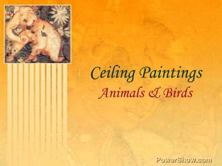Ceiling Paintings<br />Animals & Birds<br />