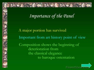 Ajanta Paintings- Appreciation of Mahajanaka Jataka  Composition  Slide 7