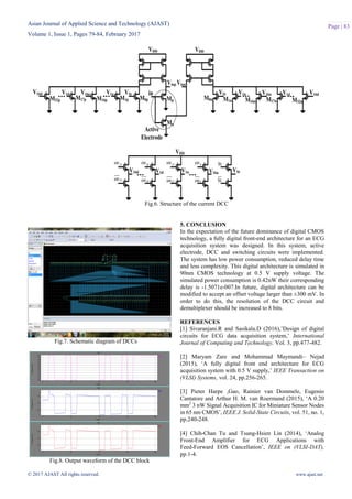 Design of Digital Circuits for ECG Data Acquisition System Using 90nm ...