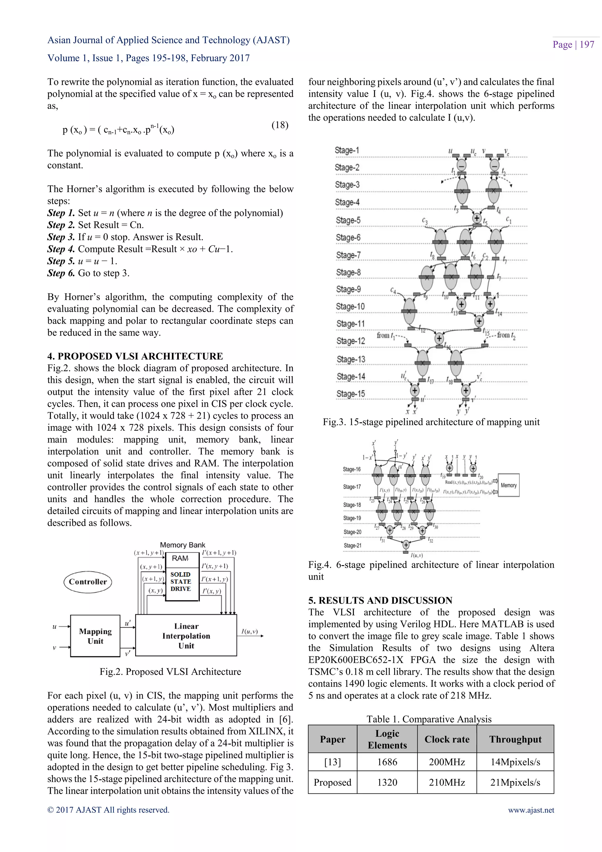 Distortion Correction Scheme for Multiresolution Camera Images | PDF ...