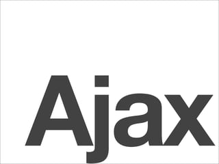 WDE08 Designing for interaction with Ajax