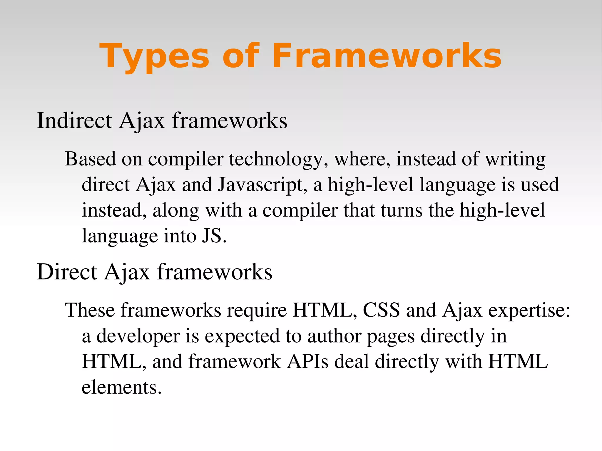 Can able to create fast and dynamic web pages.