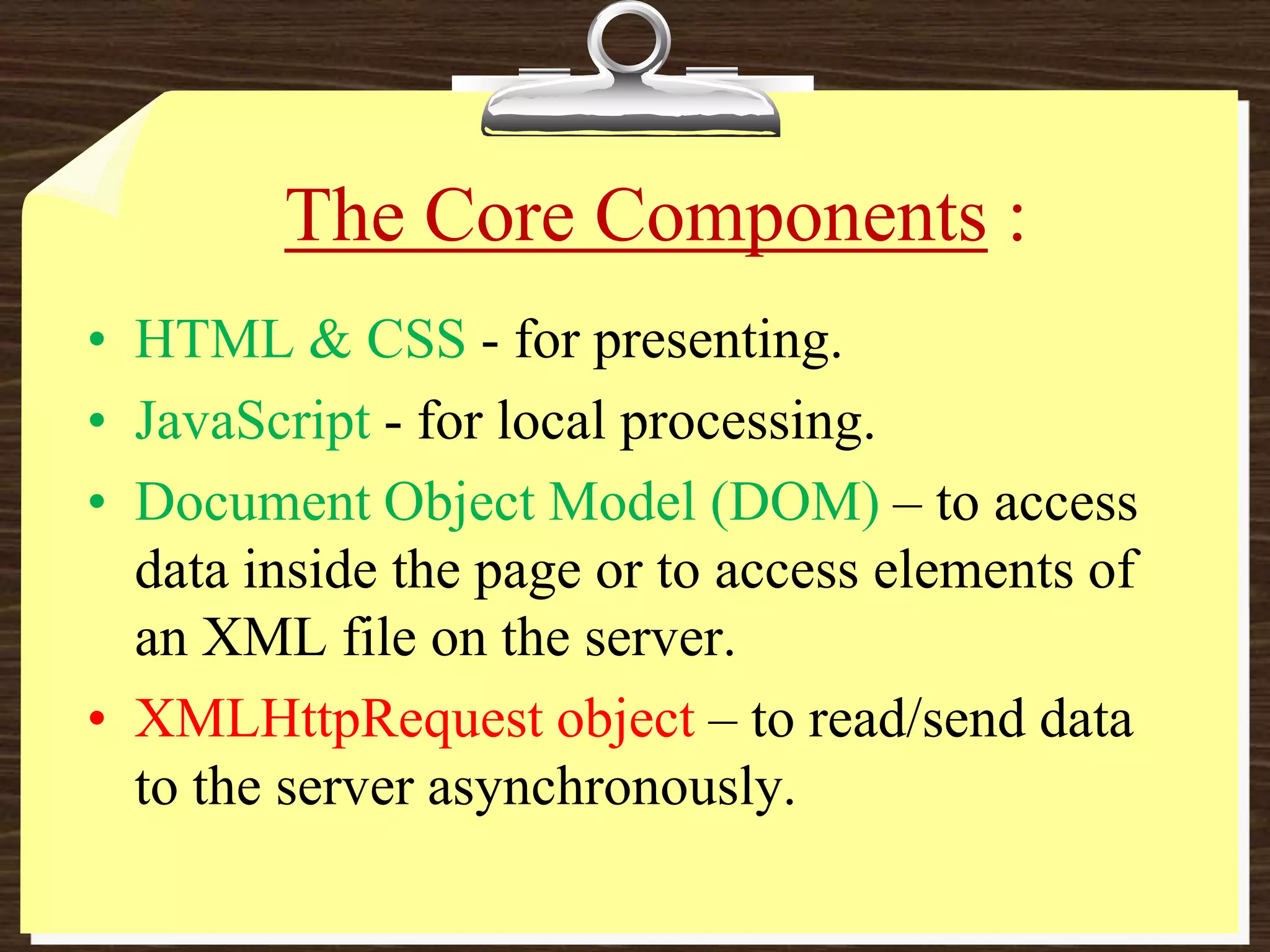 Finally, in the year 2006, the W3C (World Wide Web Consortium) announces the release of the first draft which includes the specification for the object (XHR) and makes it an official web standard.
