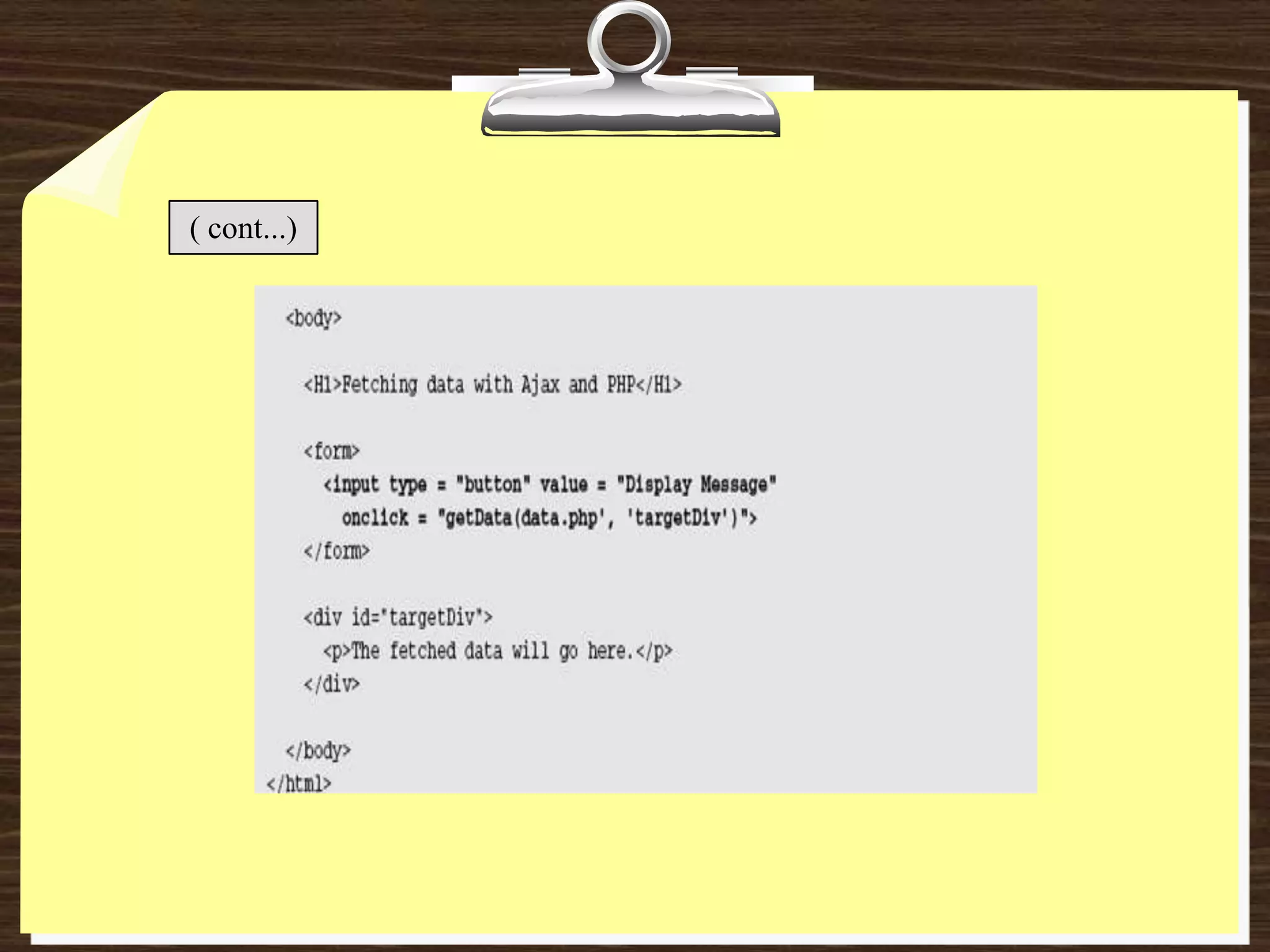 The readyState values