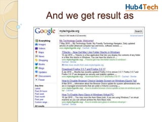 And we get result as
 