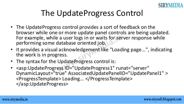 Update Label Text Outside Updatepanel Progress