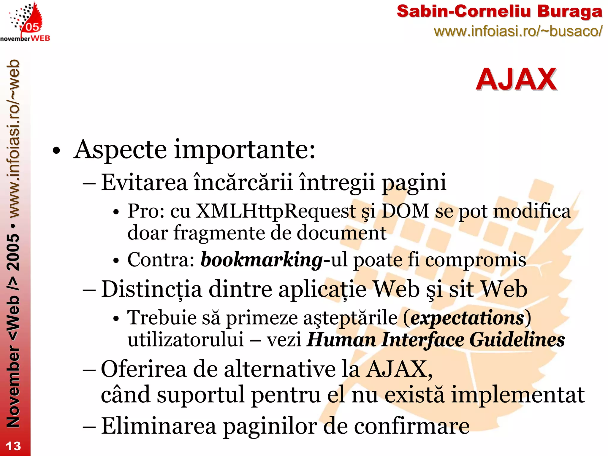 AJAX - back to the future