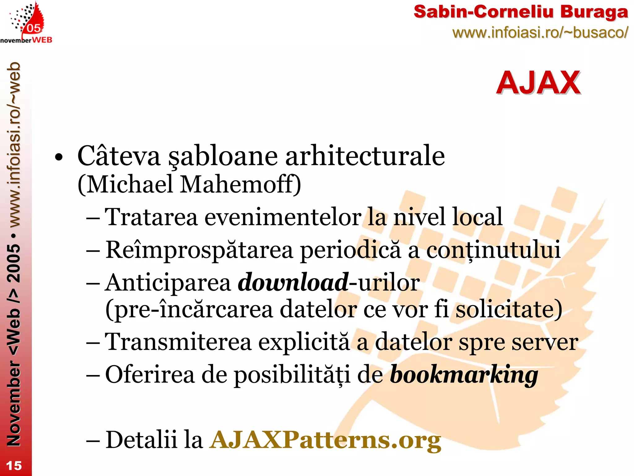 AJAX - back to the future