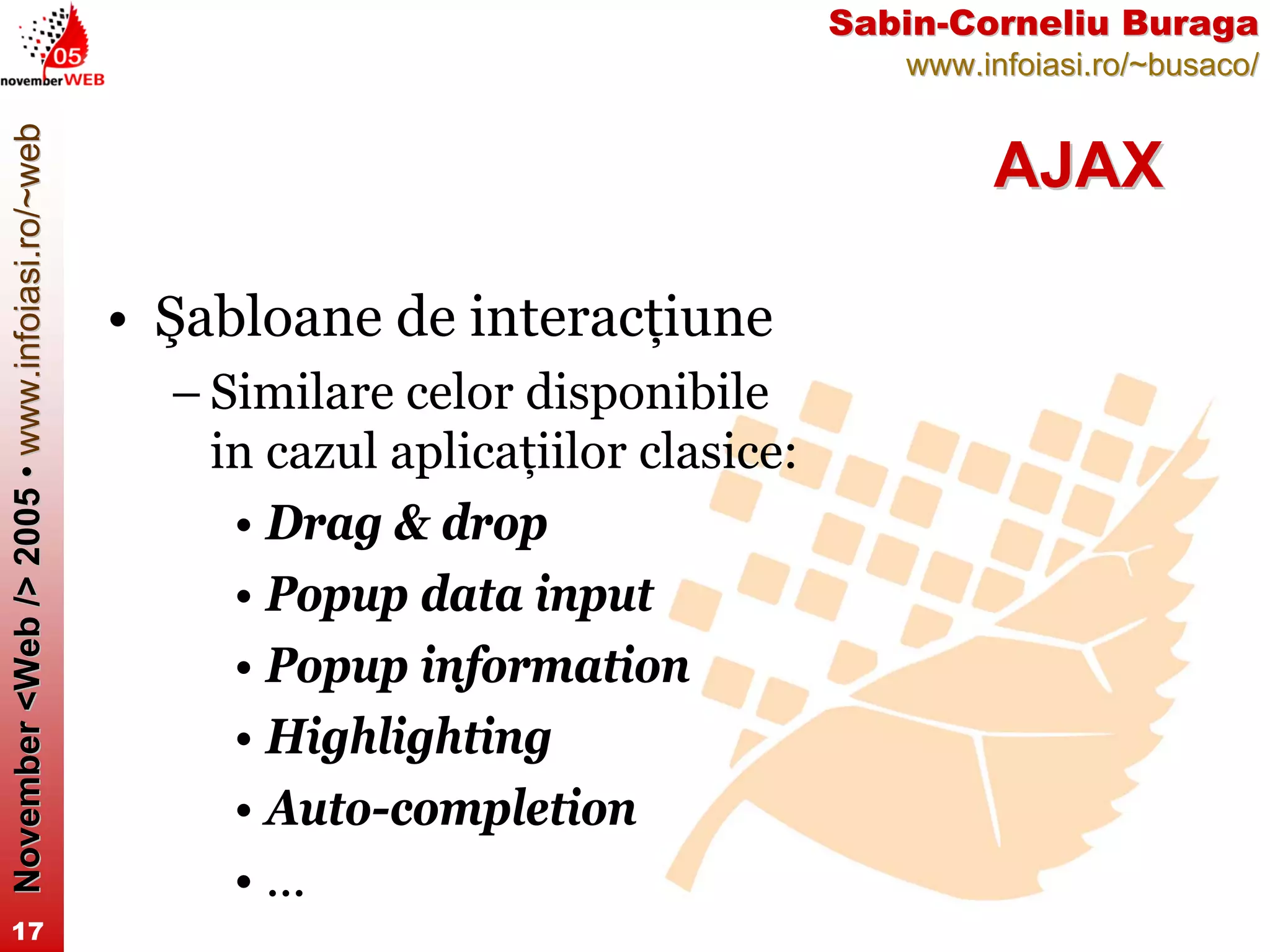 AJAX - back to the future