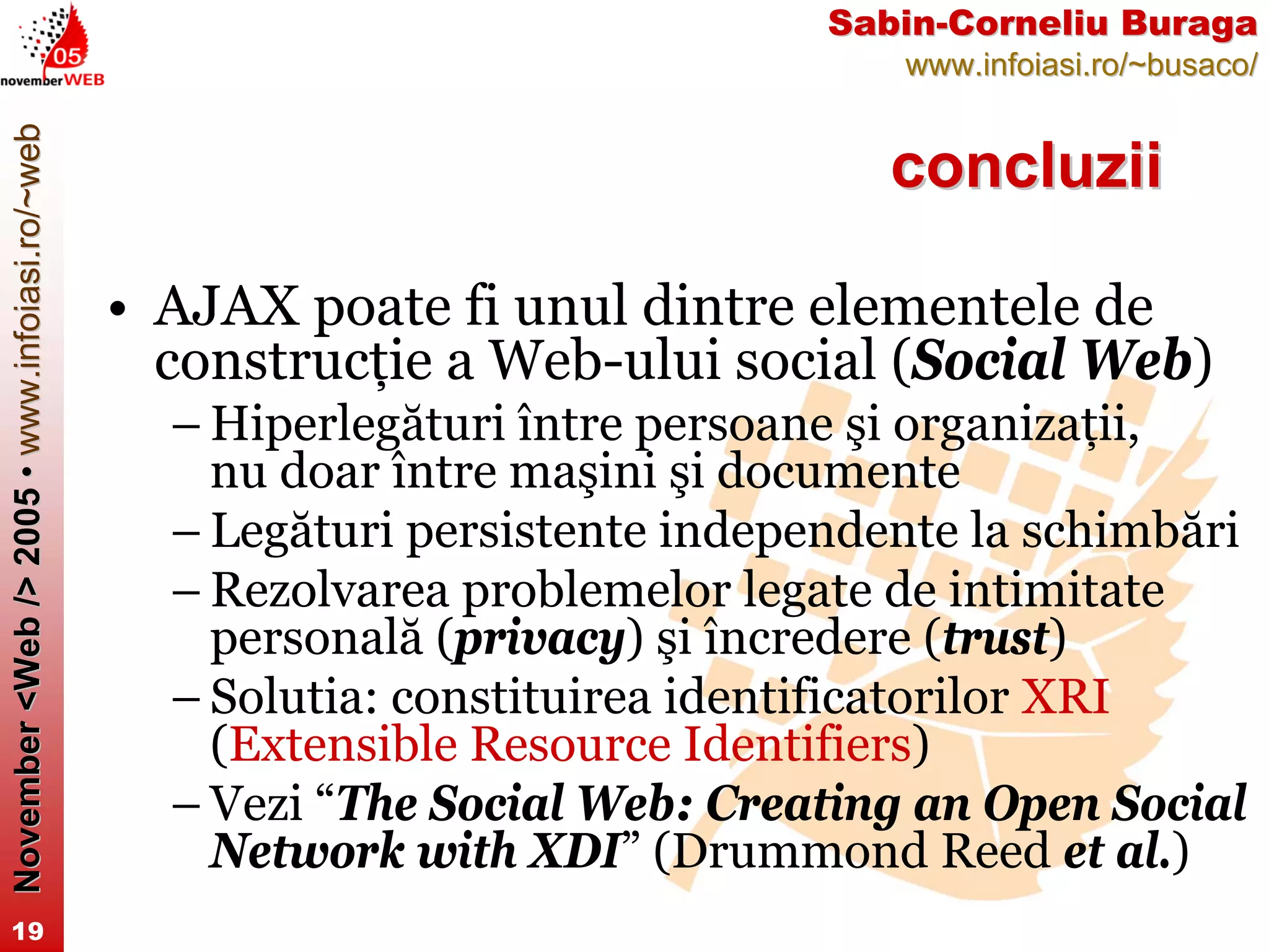 AJAX - back to the future