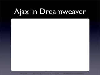 Ajax Development With Dreamweaver