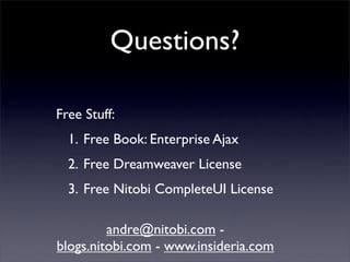 Ajax Development With Dreamweaver | PPT
