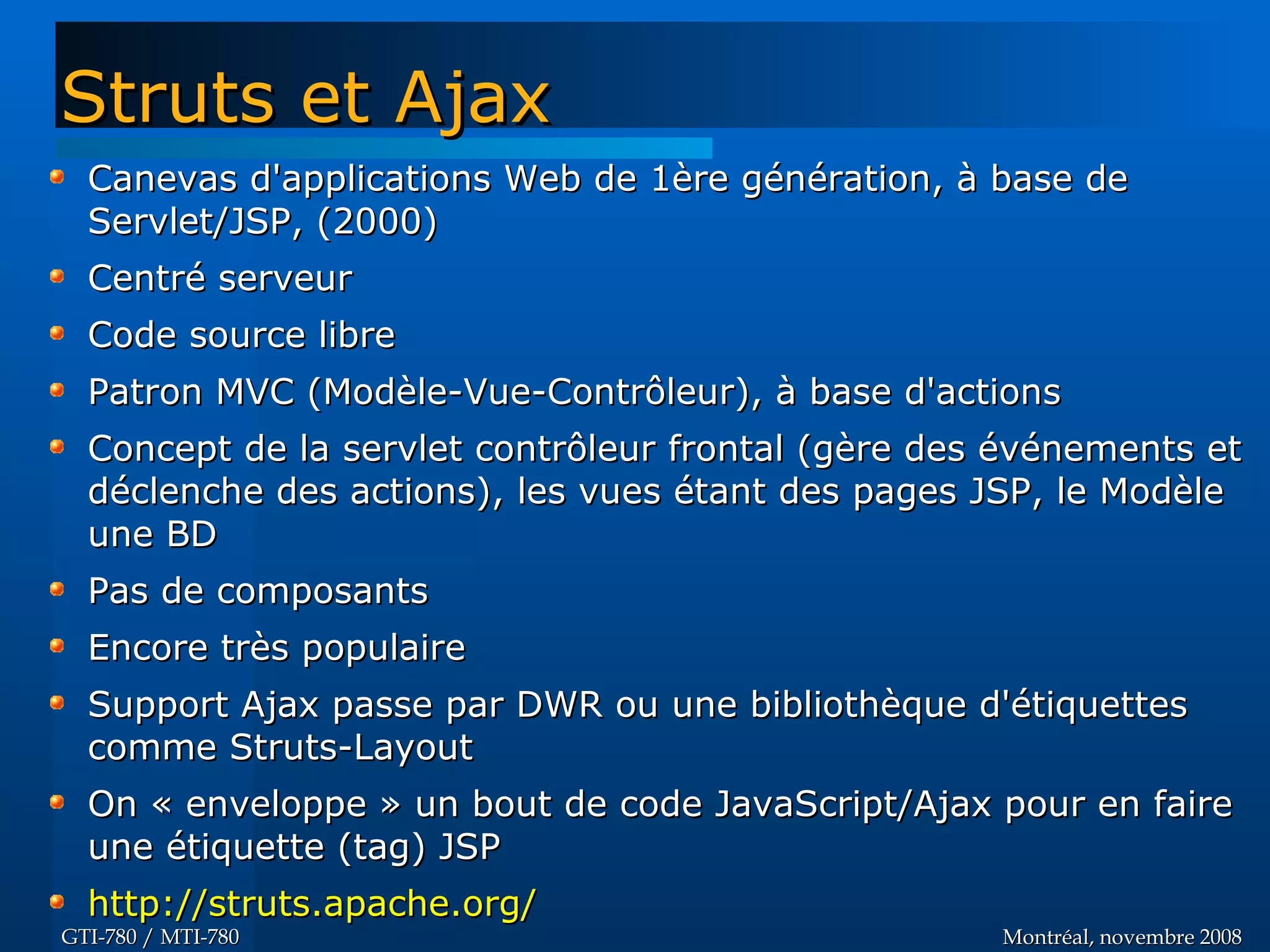 Ajax en Java - GTI780 & MTI780 - ETS - A08