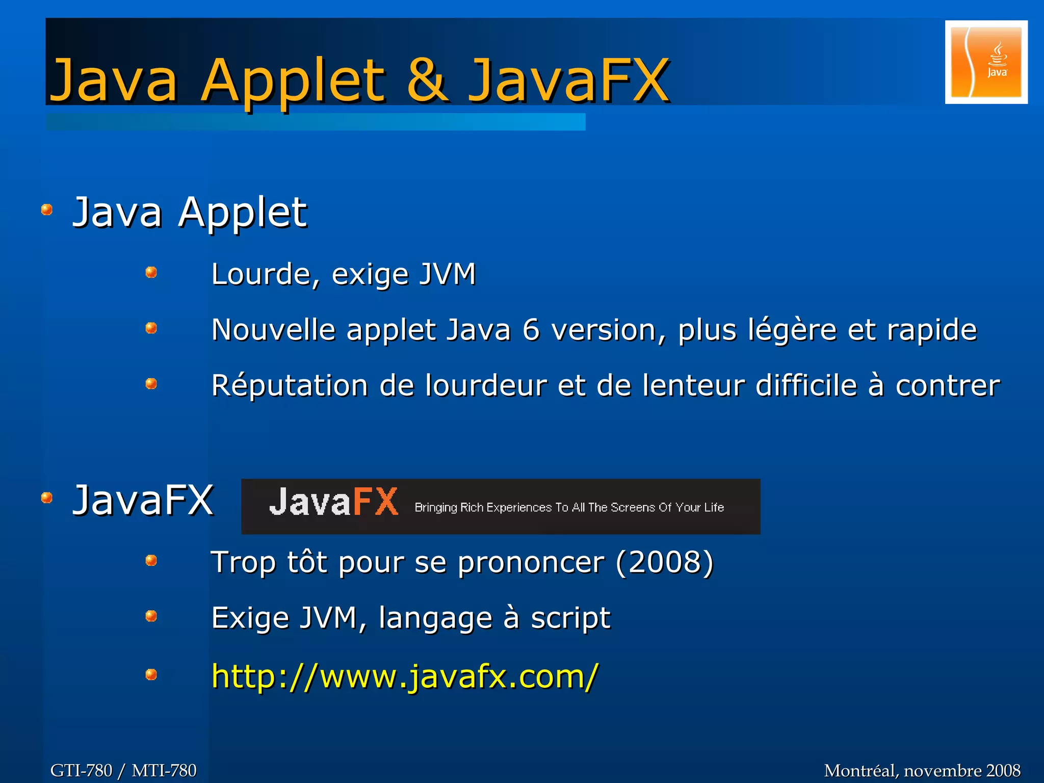Ajax en Java - GTI780 & MTI780 - ETS - A08