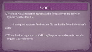 Ajax enabled rich internet applications with xml and json | PPTX