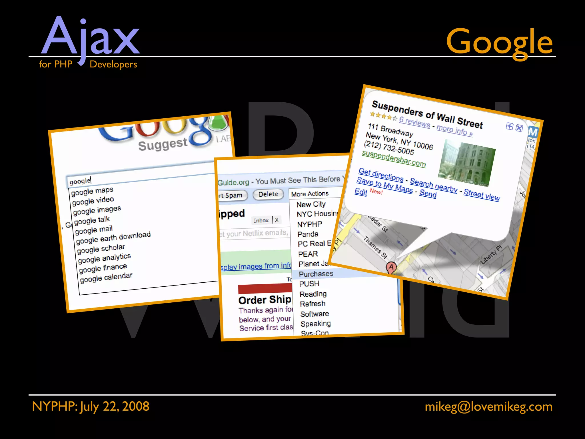 Ajax for PHP Developers
