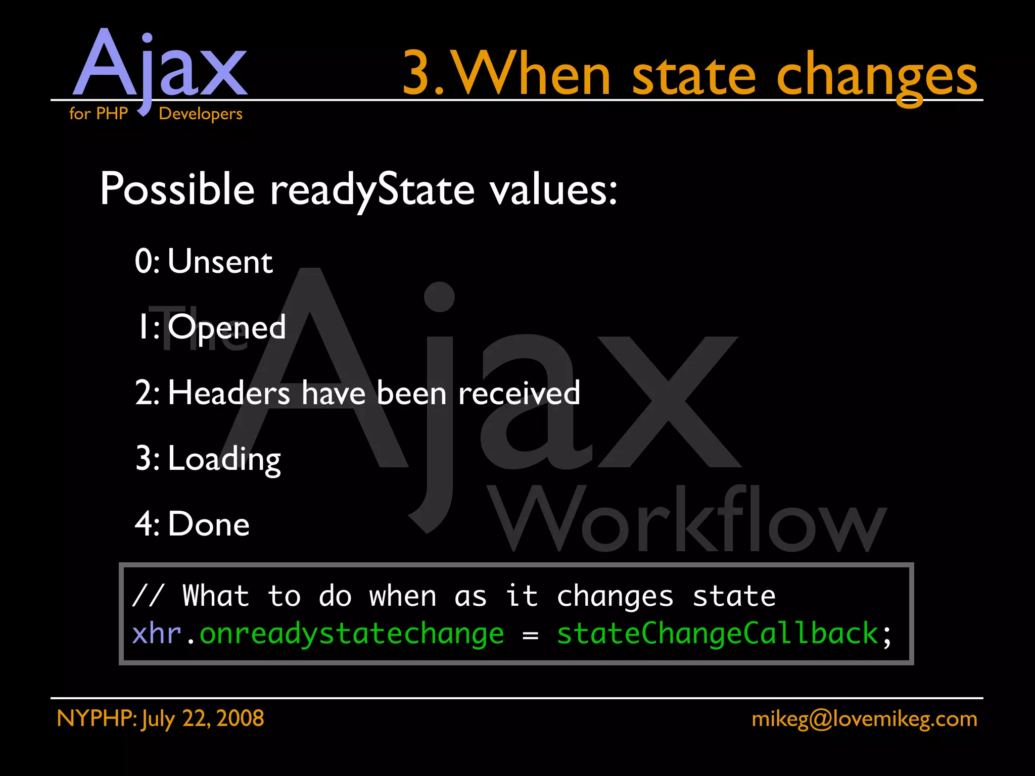 Ajax for PHP Developers