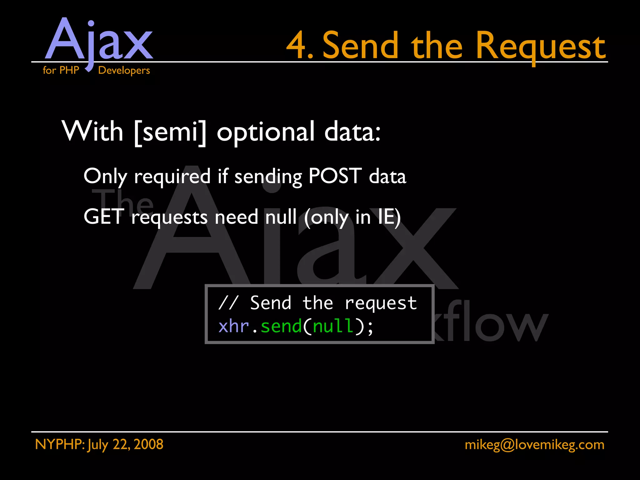 Ajax for PHP Developers