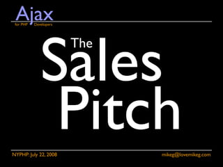 Ajax for PHP Developers