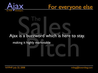 Ajax for PHP Developers