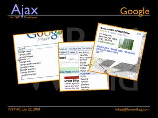 Ajax for PHP Developers