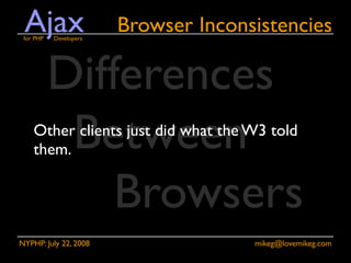 Ajax for PHP Developers