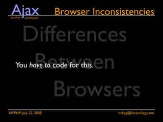Ajax for PHP Developers