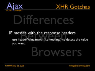 Ajax for PHP Developers