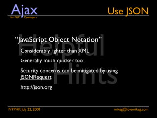 Ajax for PHP Developers