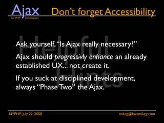 Ajax for PHP Developers