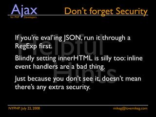 Ajax for PHP Developers