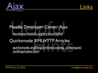 Ajax for PHP Developers