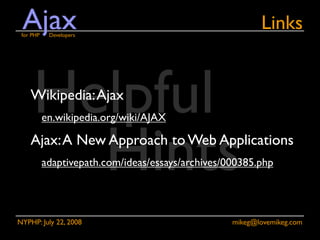 Ajax for PHP Developers