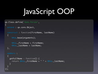 Ajax In Action 2008 - Gui Development With qooxdoo