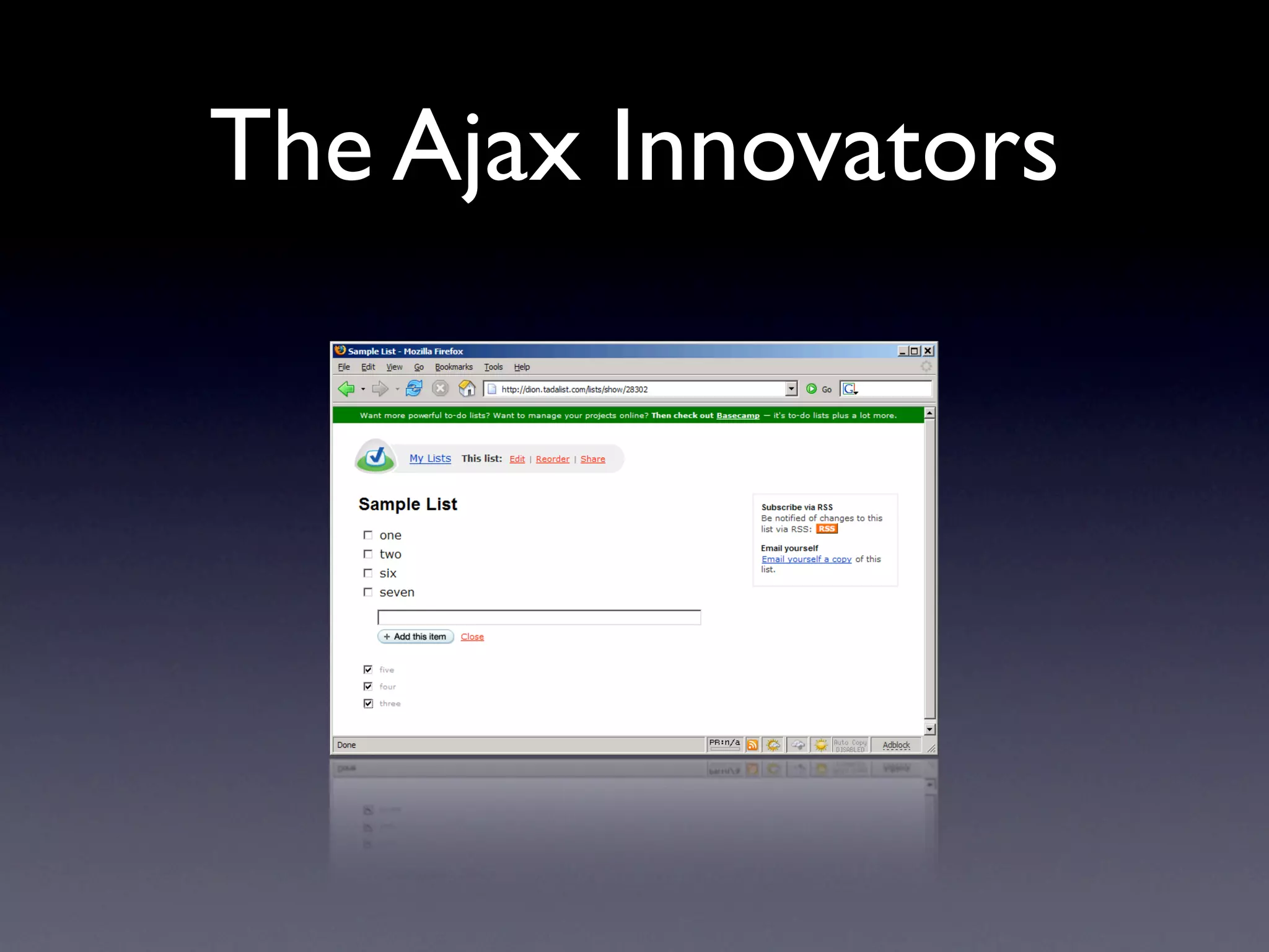 The Ajax Innovators
 