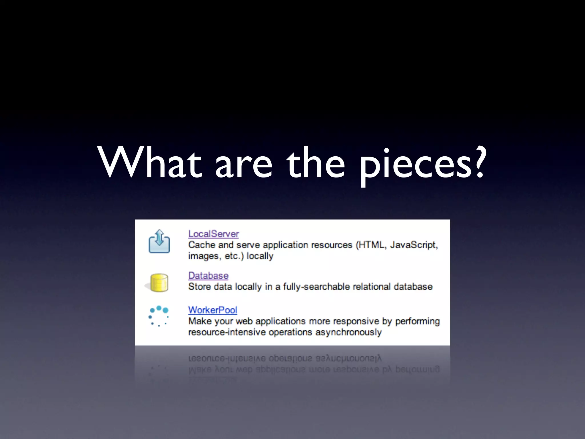 What are the pieces?
 