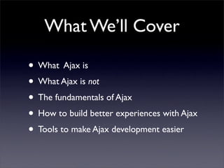 Ajax Tutorial