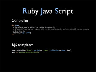 Ajax and RJS | PPT