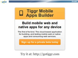 Exadel




Try it at: http://gotiggr.com
 