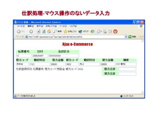 仕訳処理-マウス操作のないデータ入力
 
