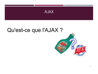 AJAX
Qu'est-ce que l'AJAX ?
15
 