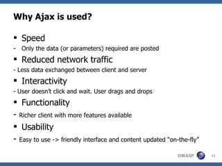Why Ajax is used? ,[object Object],[object Object],[object Object],[object Object],[object Object],[object Object],[object Object],[object Object],[object Object],[object Object]