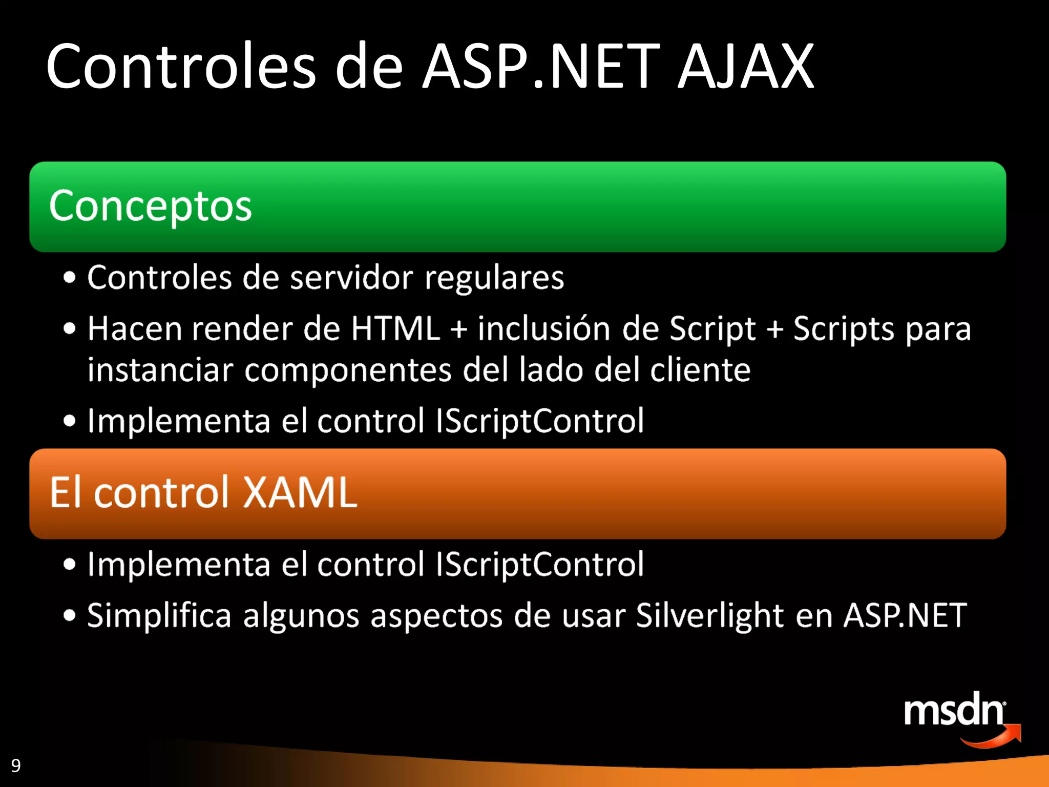 Controles de ASP.NET AJAX 