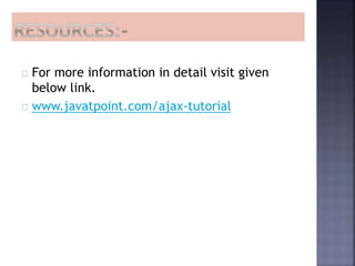 What is Ajax technology? | PPT