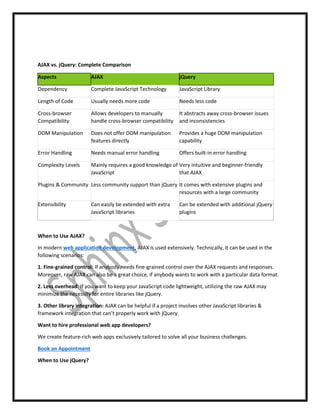 AJAX vs. jQuery What Are The Differences.pdf