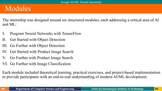 Google ai ml virtual internship report of A | PPTX
