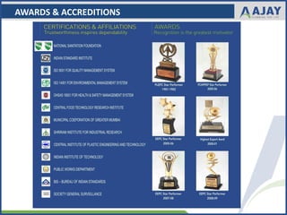 AWARDS & ACCREDITIONS
 