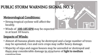 Public Storm Warning Signals Public Storm Warning Signals