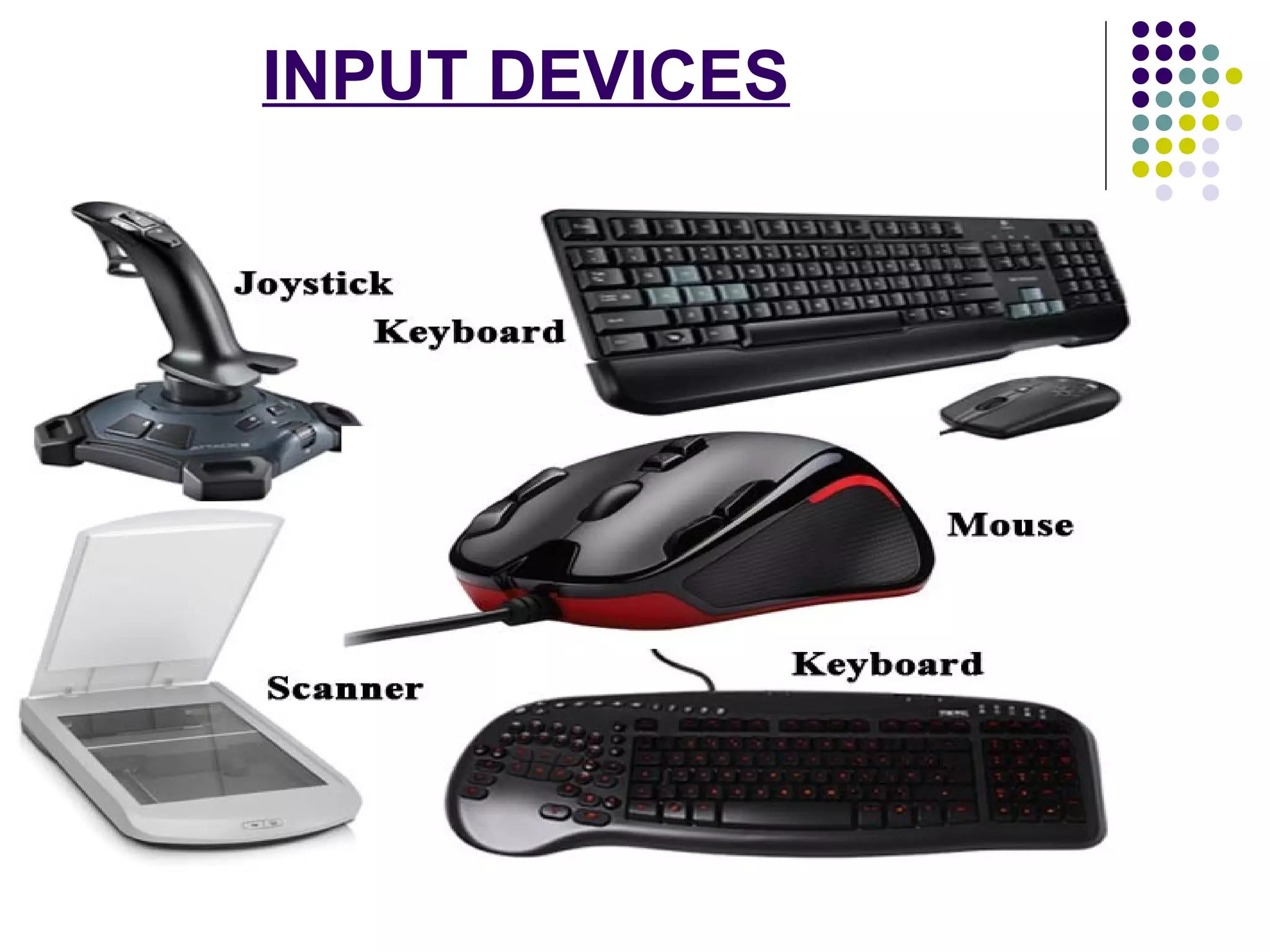 INPUT DEVICES
 