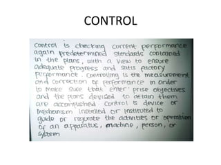 CONTROL
 